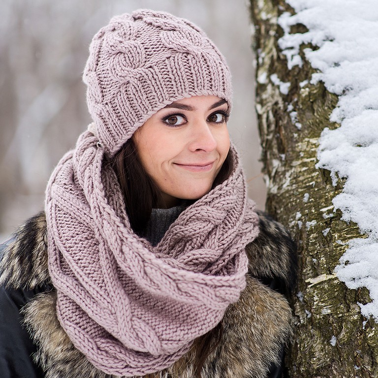шапки женские вязаные зима на валберис